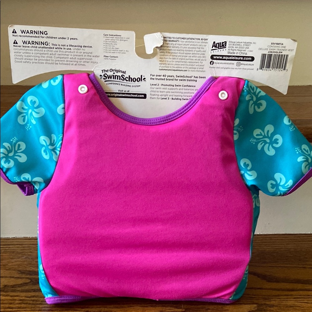 SwimSchool Deluxe Swim Trainer Vest - Picture 5 of 7
